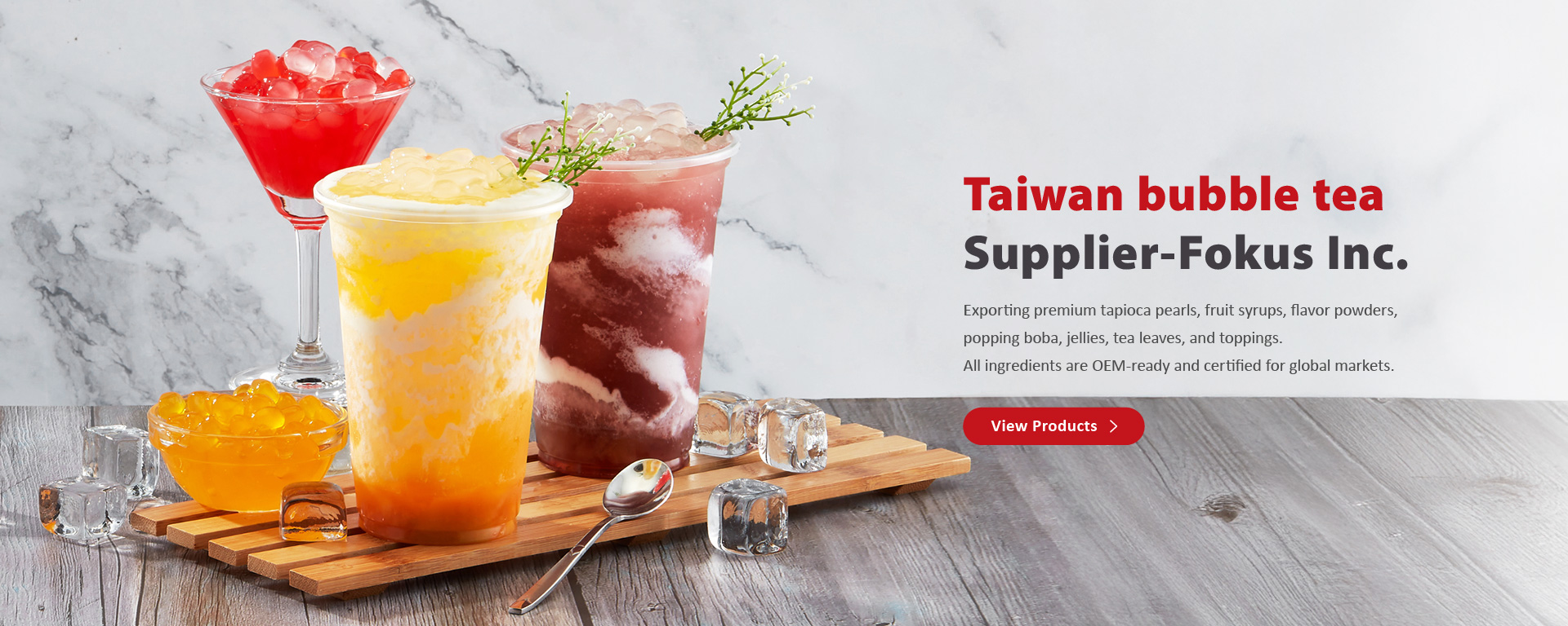 Taiwan Bubble Tea Supplier