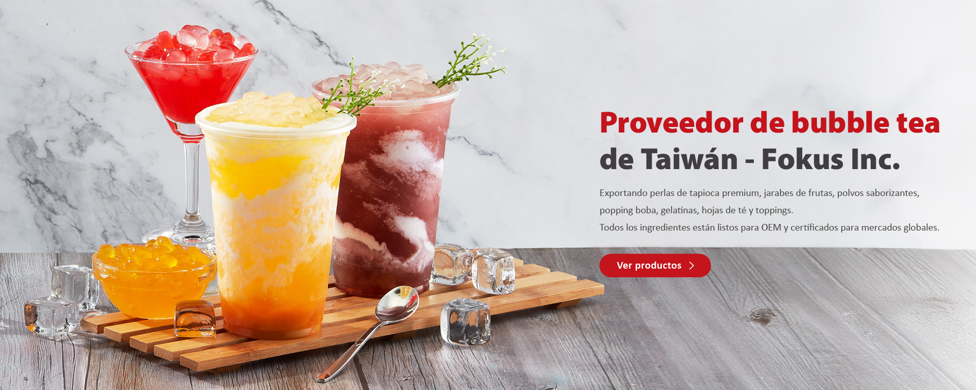 Proveedor de bubble tea de Taiwán