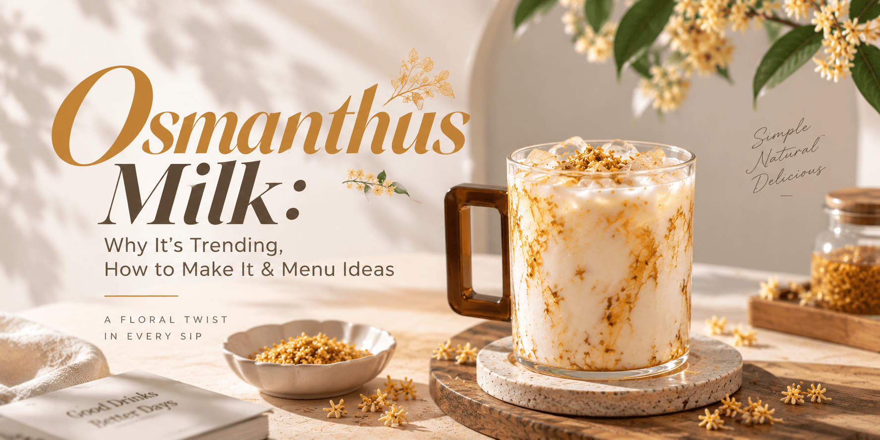 Osmanthus Milk Why It’s Trending, How to Make It & Menu Ideas