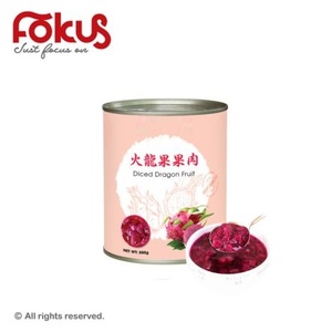 Canned Diced Dragon Fruit