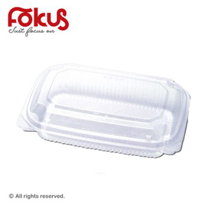Square Clear Plastic Food Container with Lid KT-414