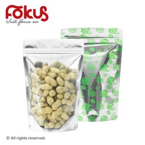 One-Side Aluminum Foil Ziplock Stand-Up Pouch