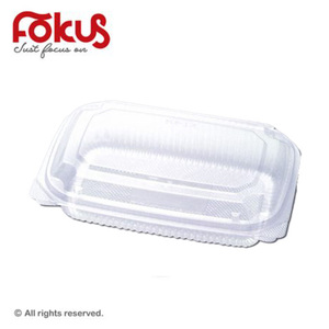 Square Clear Plastic Food Container with Lid KT-424