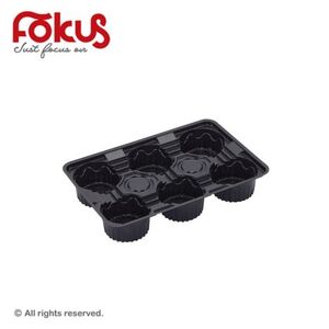 Plastic 6-Cup Holder Tray
