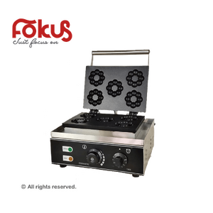 Five-Hole Donut Waffle Machine - Cafe-Grade Donut Machine