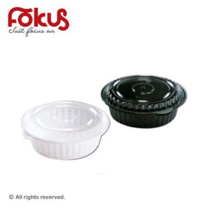Round Plastic Food Bowl with Lid HC-718