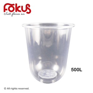 Q series - 16oz/500ml PP Plastic Cups ( 95mm )