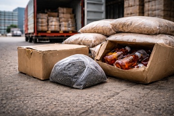 How to Handle Cargo Damage When Importing Bubble Tea Ingredients