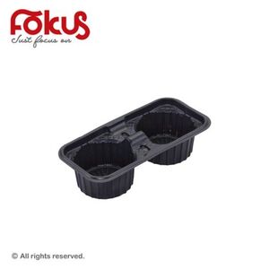 Plastic 2-Cup Holder Tray