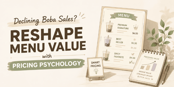 Declining Boba Sales? Reshape Menu Value with Pricing Psychology