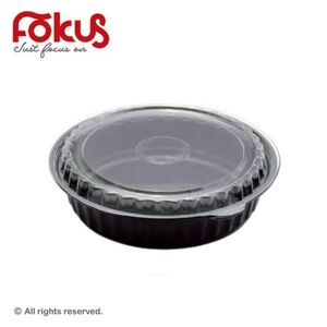 Round Plastic Food Container with Lid 8337