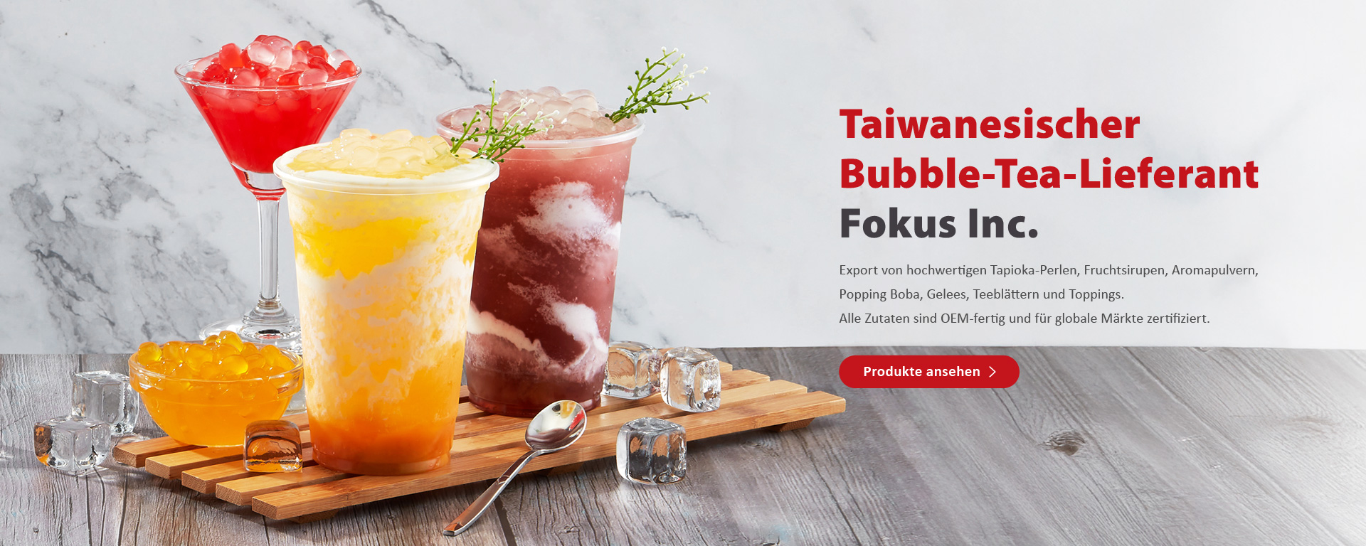 Taiwanesischer Bubble-Tea-Lieferant